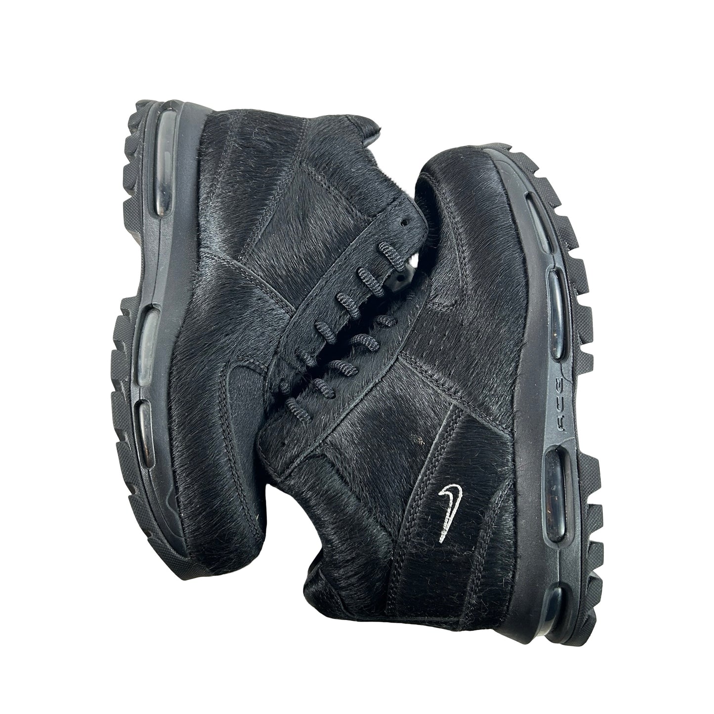 IO4635 001 Nike Air Max Goadome Black Pony Hair [USED] - 8 M (Used) (Replace Box)