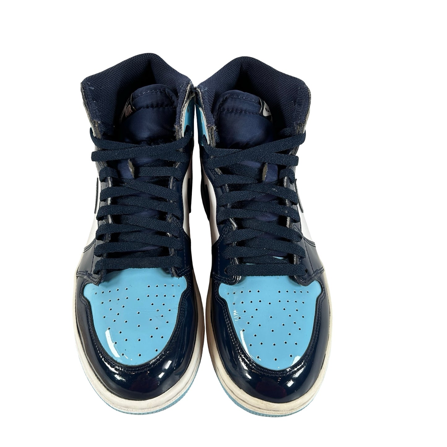 CD0461 401 Jordan 1 Retro High UNC Patent (Women's) [USED] - 9 W (Used) (No Box)