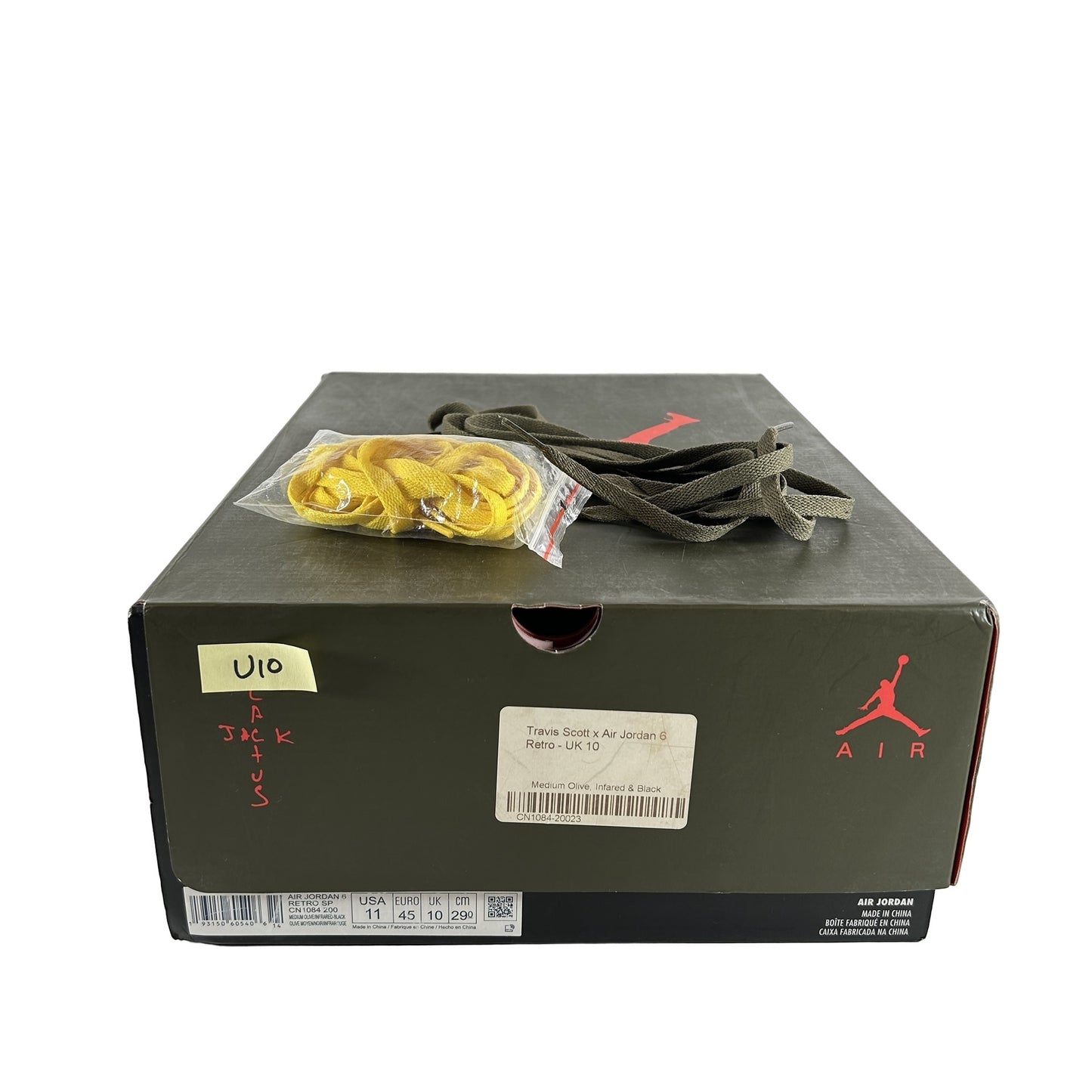 CN1084 200 Jordan 6 Retro Travis Scott [USED] - 11 M (Used10)