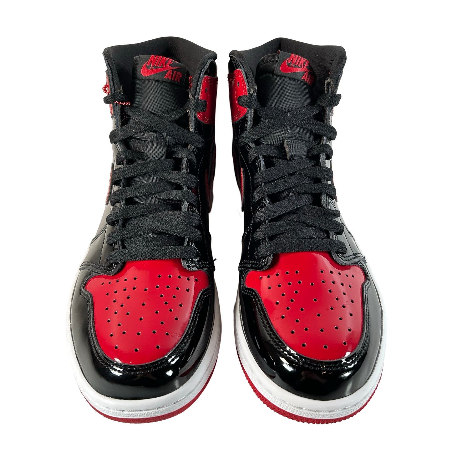 555088 063 Jordan 1 Retro High OG Patent Bred [USED] - 9 M (VNDS)