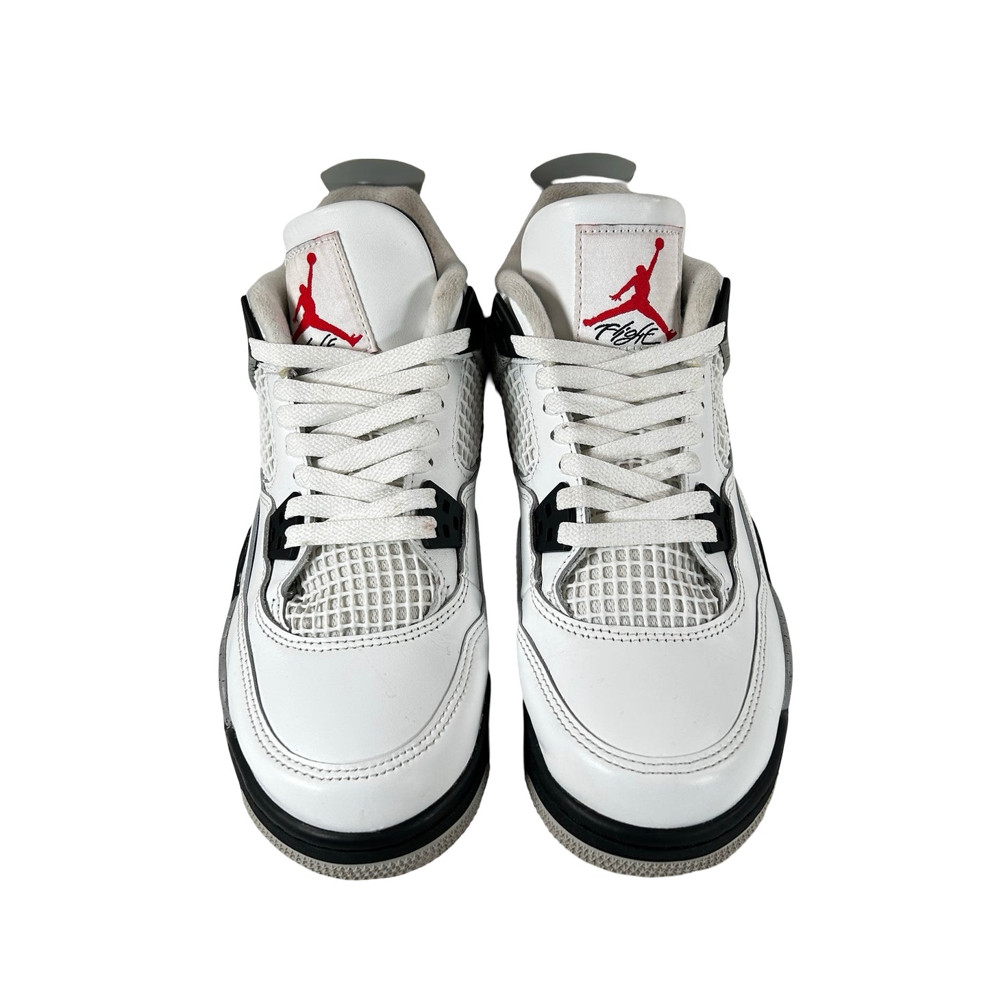 IB4171 100 Jordan 4 Retro White Cement (2025) (GS) [USED] - 7 Y (Used) (No Box) (No Insoles)