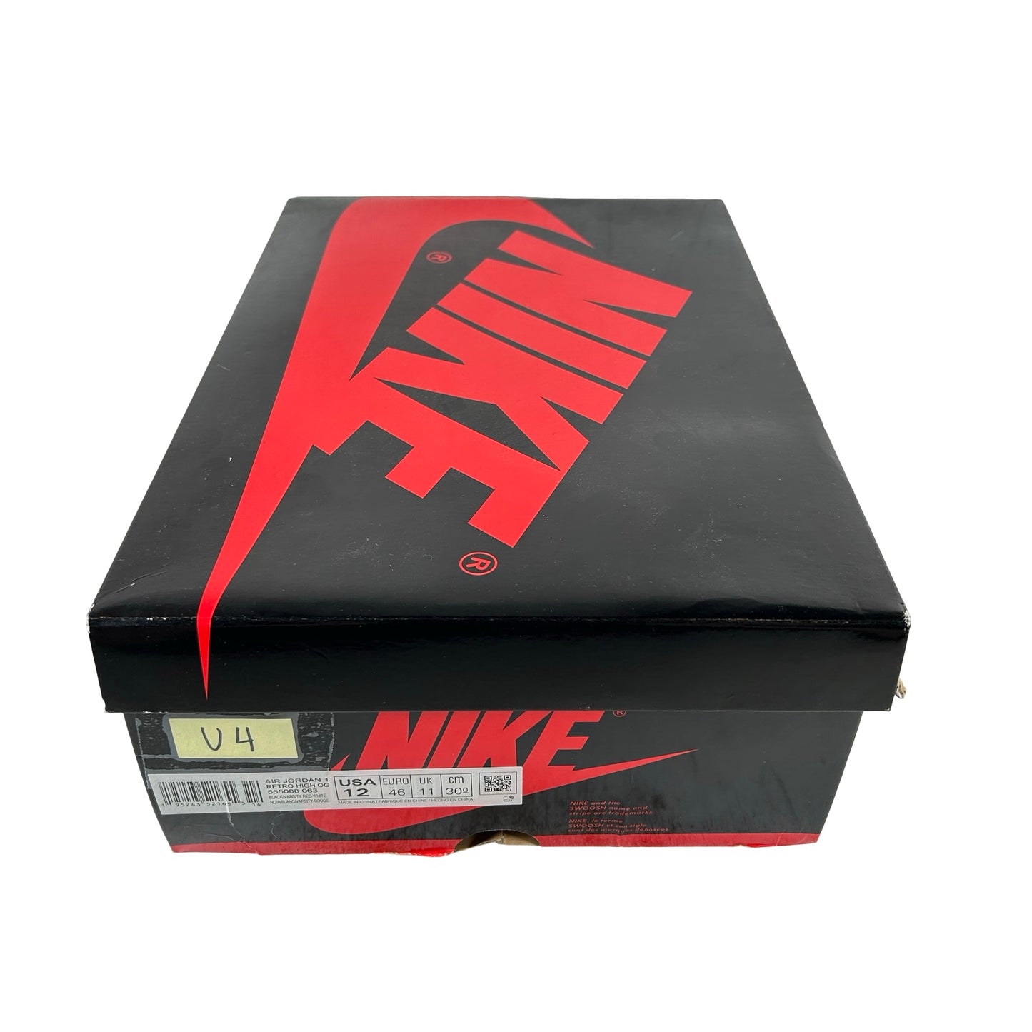 555088 063 Jordan 1 Retro High OG Patent Bred [USED] - 12 M (Used4)