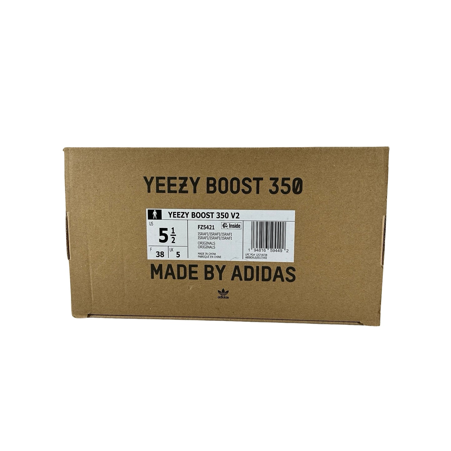 FZ5421 adidas Yeezy Boost 350 V2 Israfil [USED] - 5.5 M (Used)