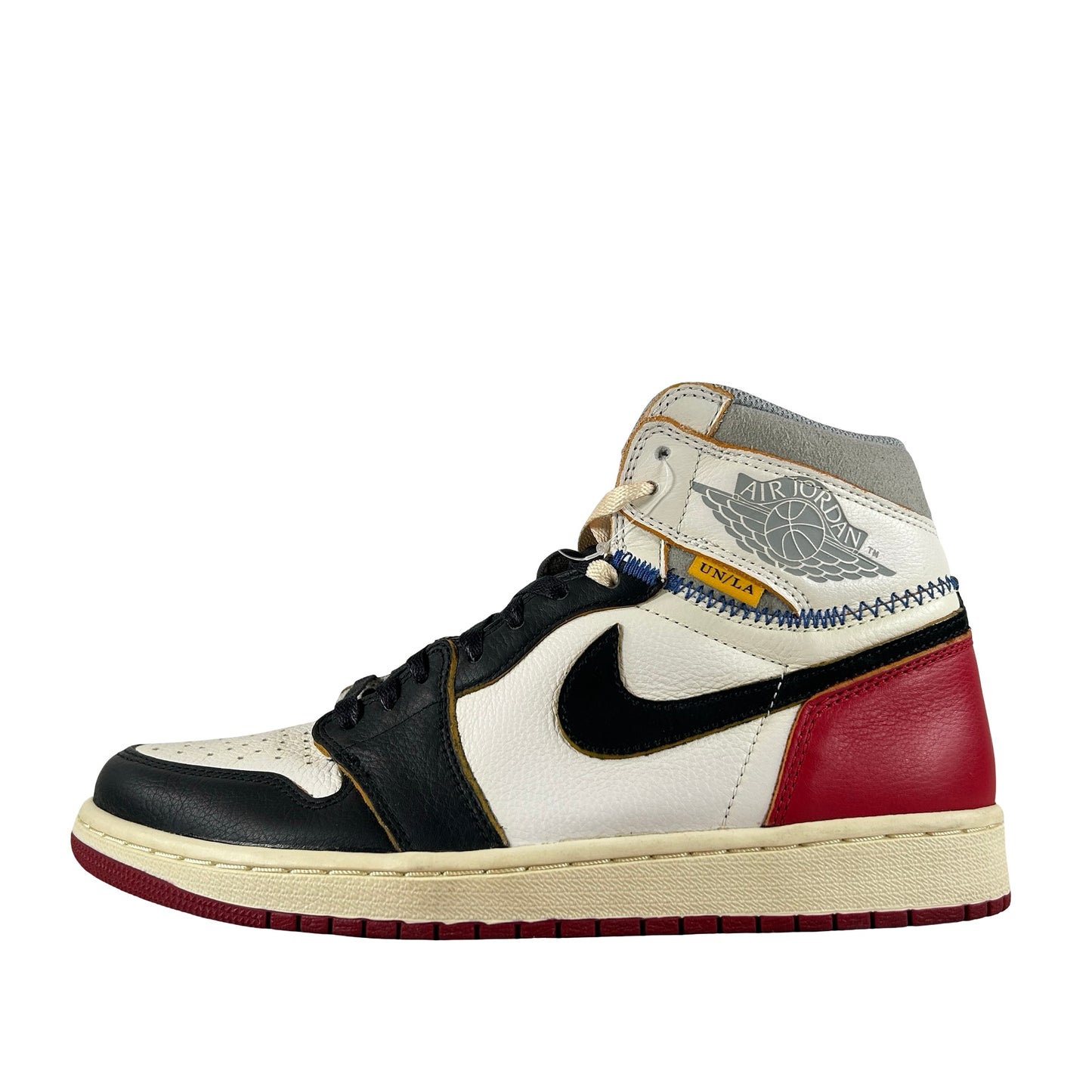 BV1300 106 Jordan 1 Union Black Toe [CONDITIONAL] - 9.5 M (Yellowing Uppers) (No Box)