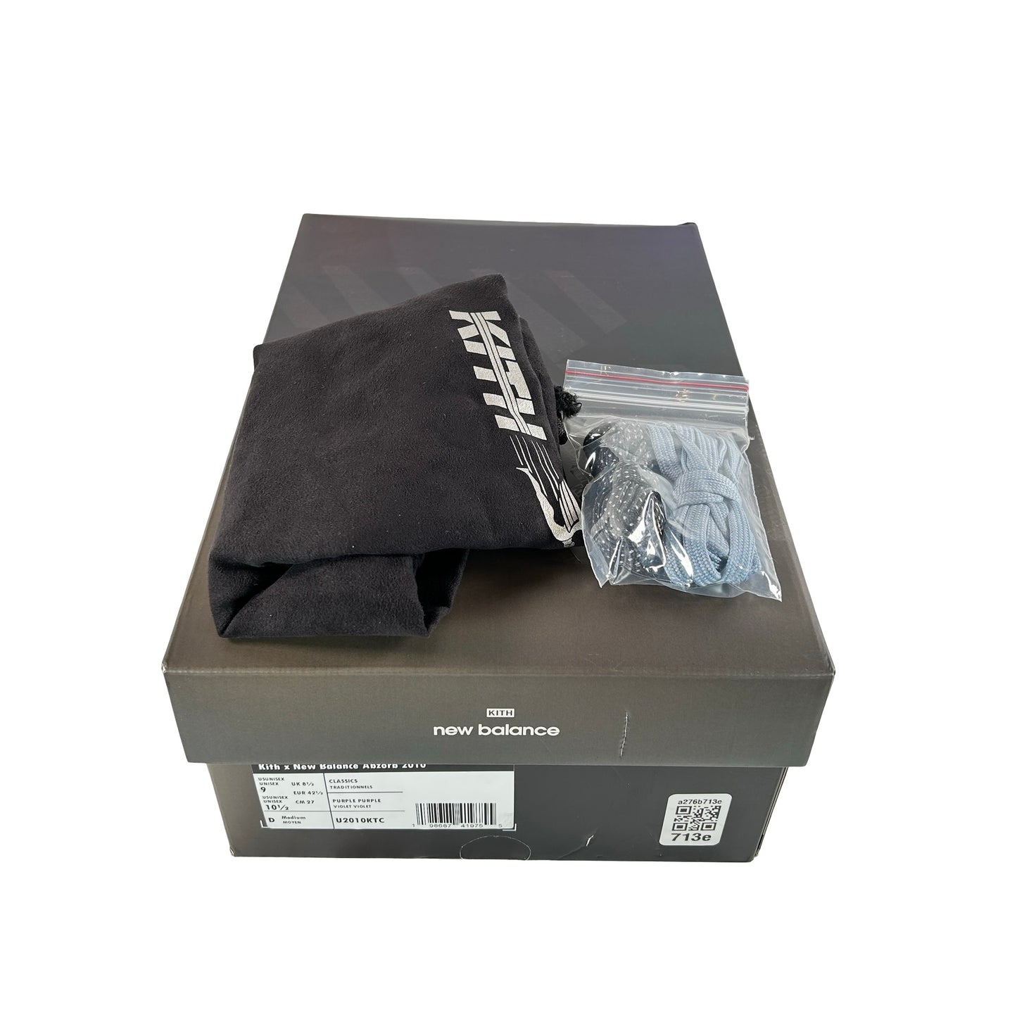 U2010KTC New Balance 2010 Kith Purple Black [USED] - 9 M (Used)