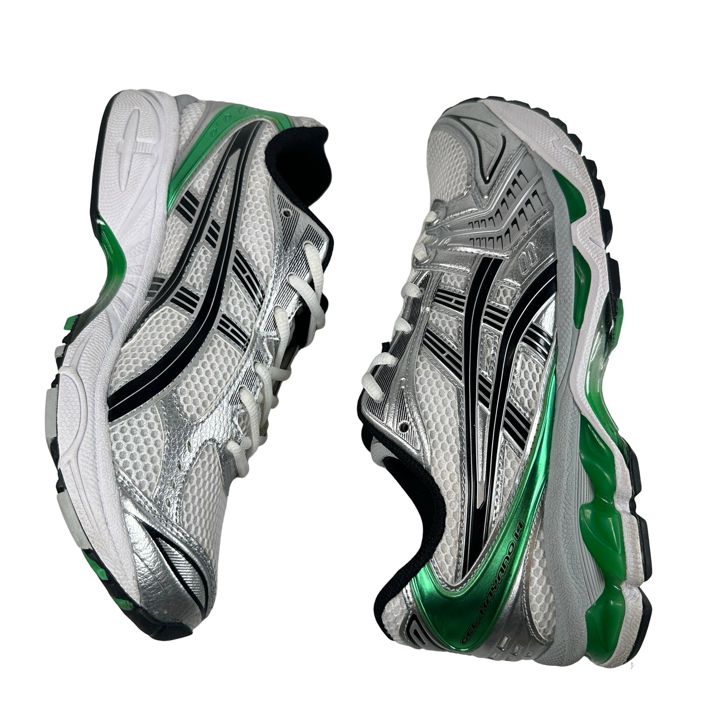 1201A019 110 ASICS Gel-Kayano 14 White Malachite Green [USED] - 8.5 M (Used)