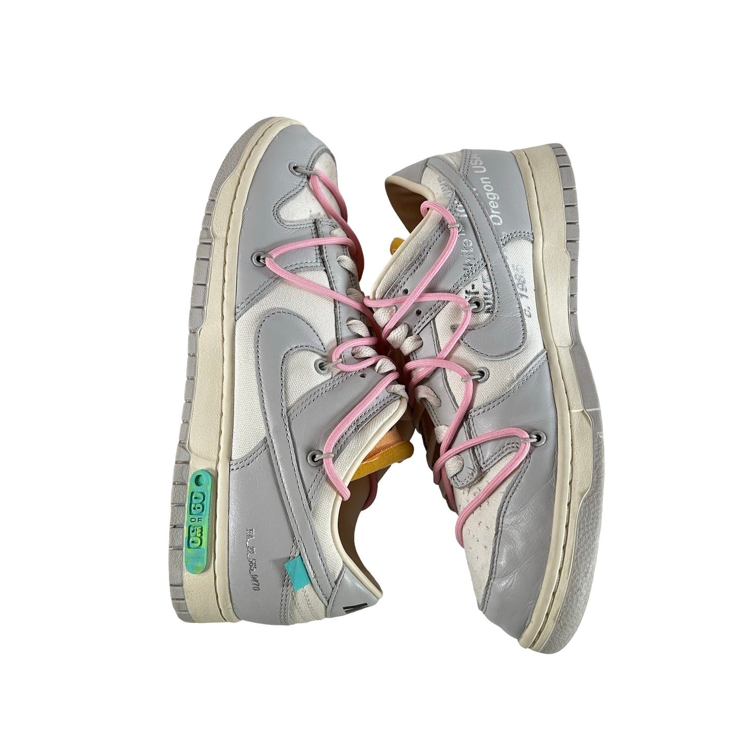 DM1602 109 Nike Dunk Low Off-White Lot 9 [USED] - 10 M (Used)
