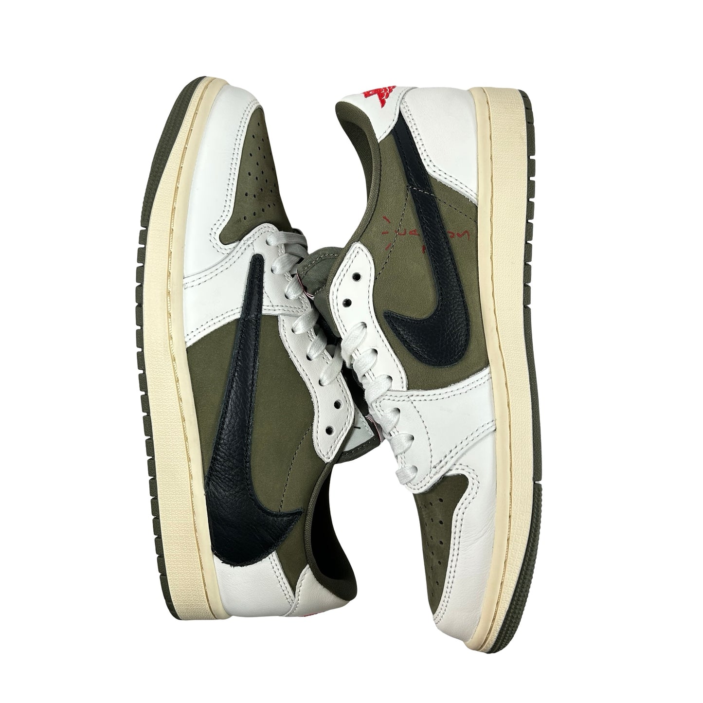 DM7866 200 Jordan 1 Retro Low OG SP Travis Scott Medium Olive [USED] - 9.5 M (Used3)