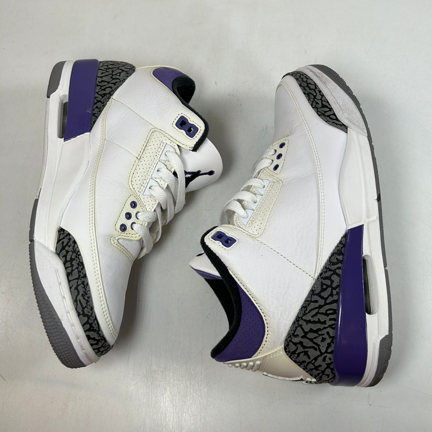 CT8532 105 Jordan 3 Retro Dark Iris [USED] - 8.5 M (Used) (No Box)