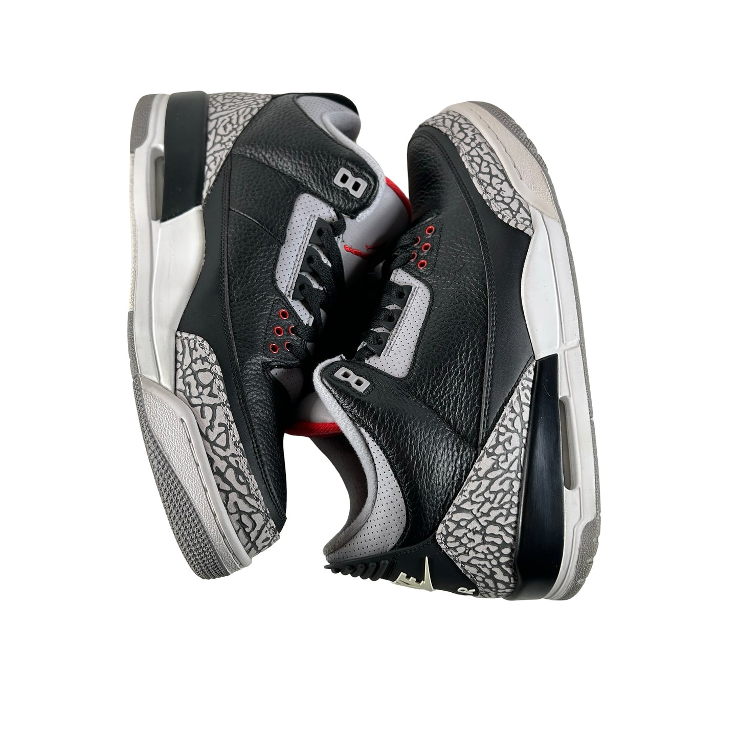 854262 001 Jordan 3 Black Cement 2018 [USED] - 12 M (Used4) (No Box4)