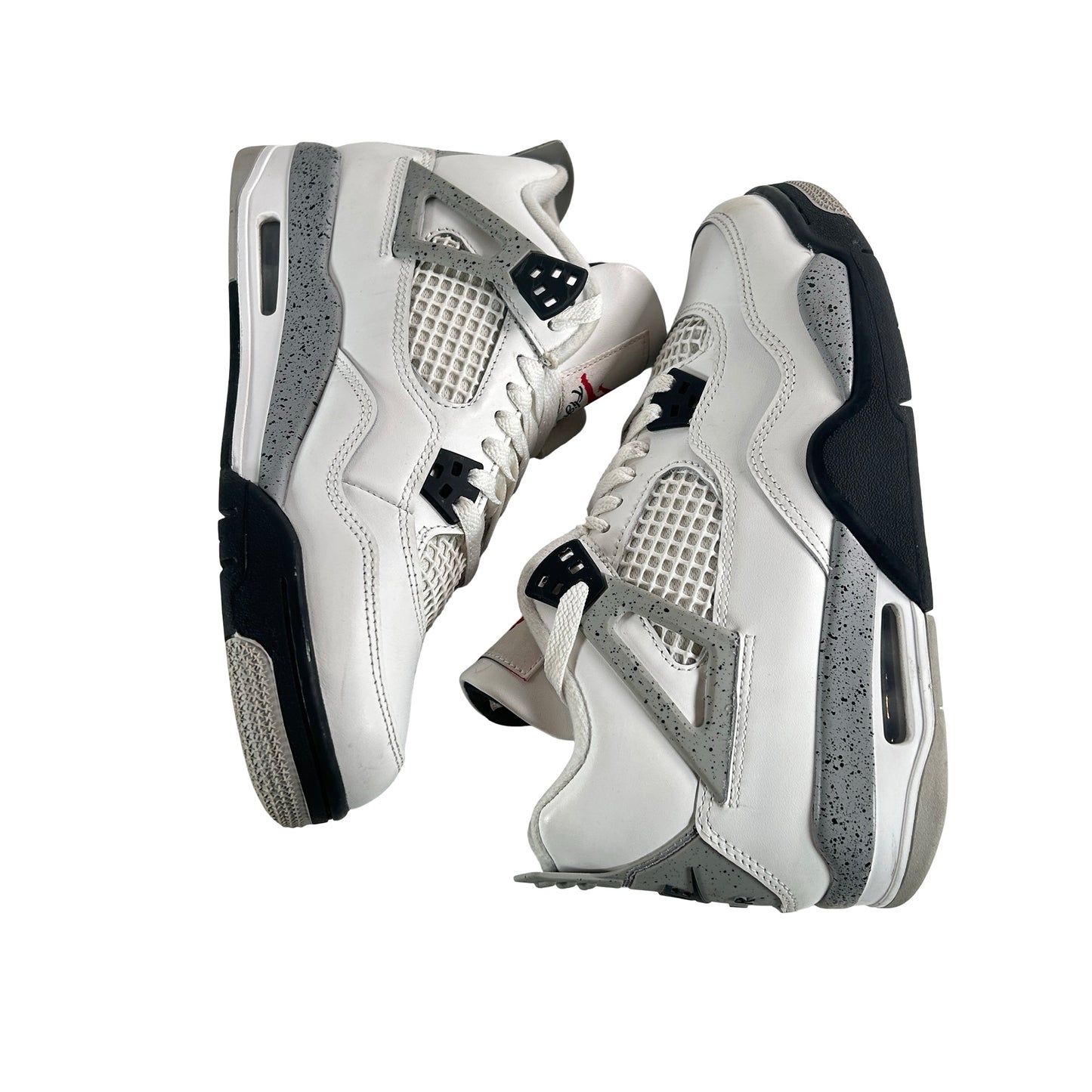 IB4171 100 Jordan 4 Retro White Cement (2025) (GS) [USED] - 7 Y (Used)