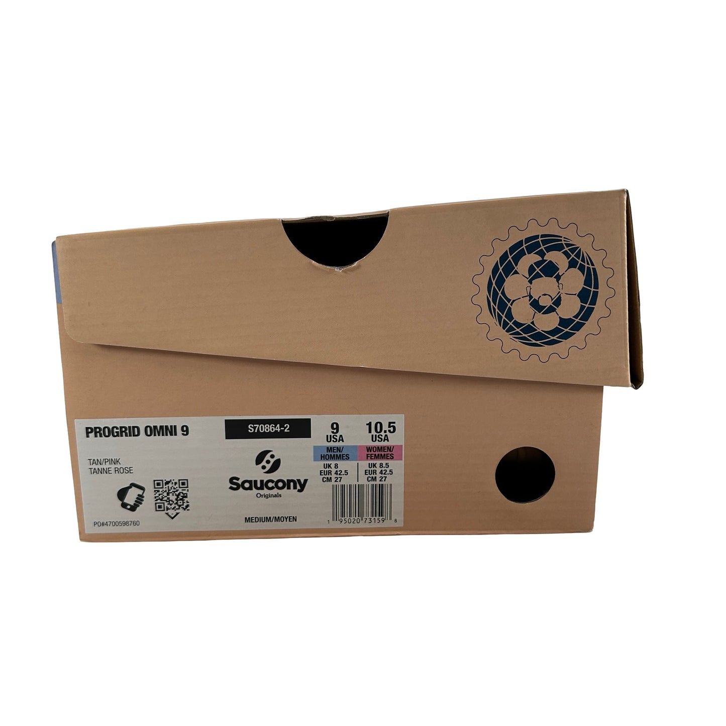 S70864 2 Saucony ProGrid Omni 9 Jae Tips To Do List Tan [USED] - 9 M (Used)