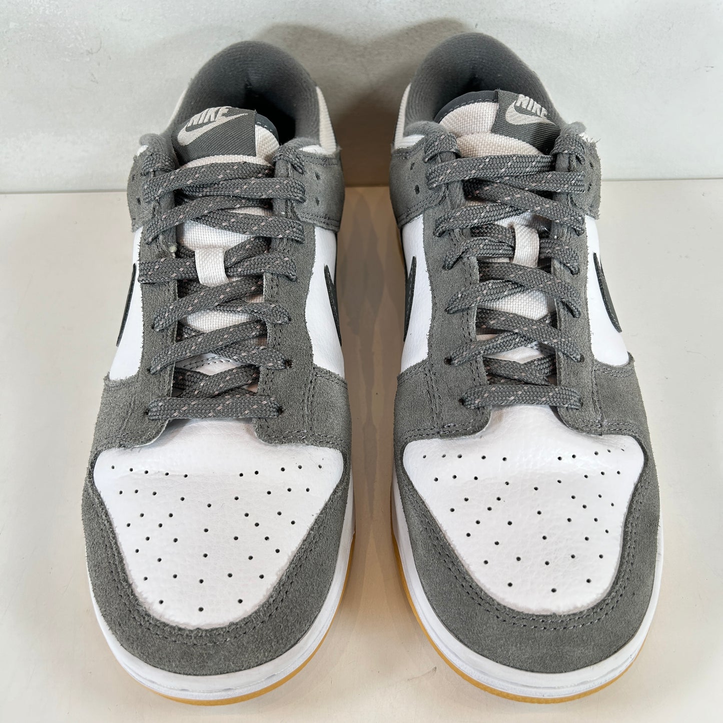 FV0389 100 Nike Dunk Low Smoke Grey Gum 3M Swoosh [USED] - 10 M (Used)