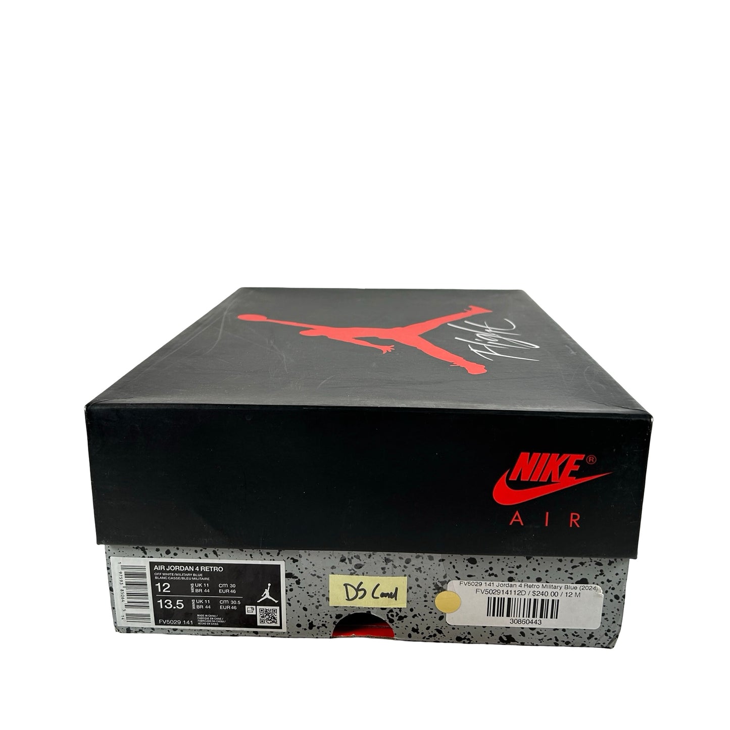 FV5029 141 Jordan 4 Retro Military Blue (2024) [CONDITIONAL] - 12 M (Slight Yellowing On Front Panel)