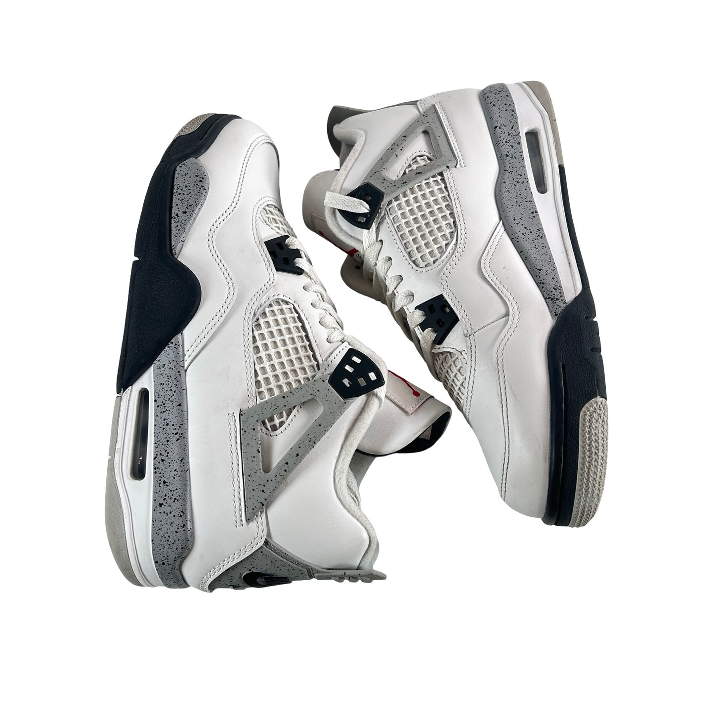 IB4171 100 Jordan 4 Retro White Cement (2025) (GS) [USED] - 7 Y (Used)