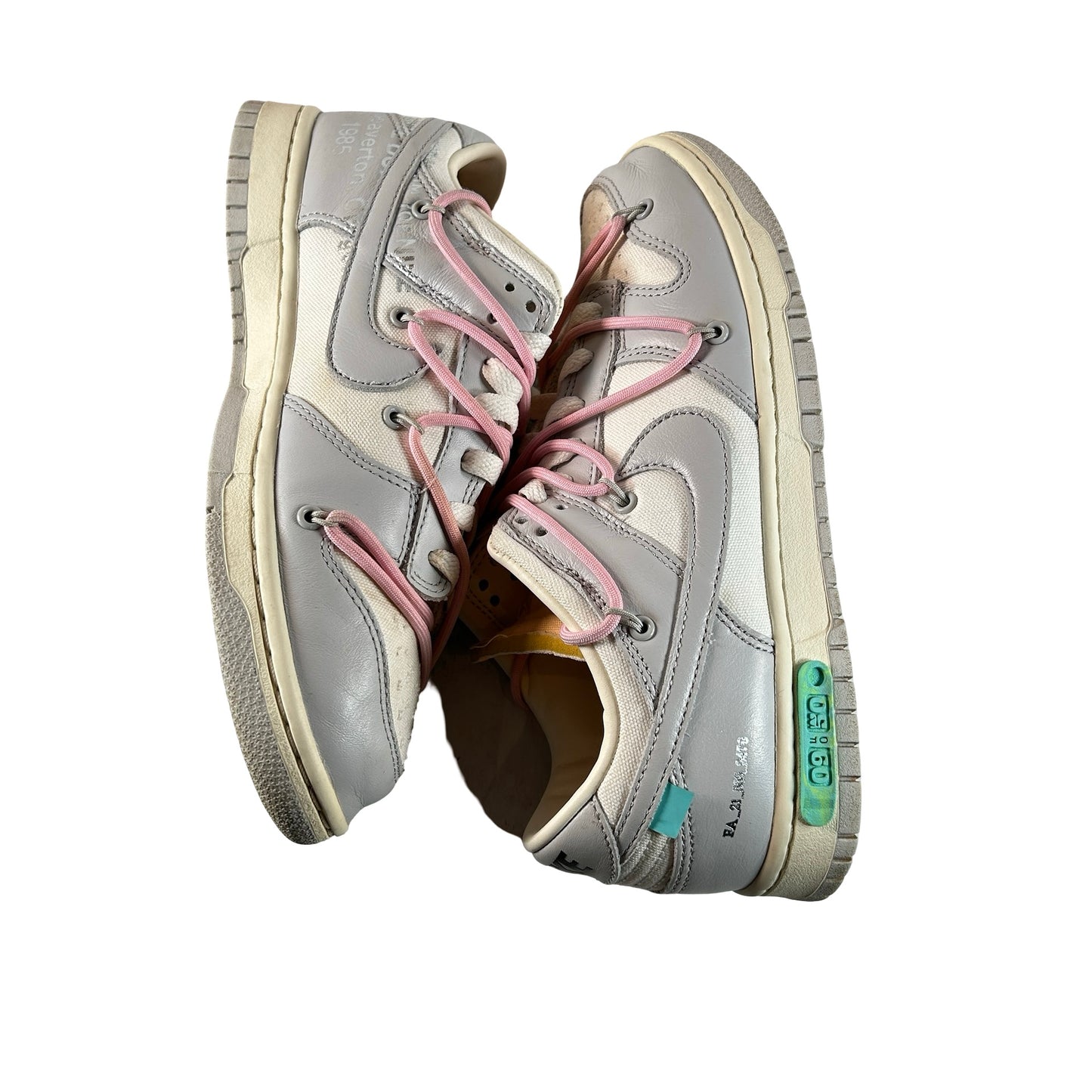 DM1602 109 Nike Dunk Low Off-White Lot 9 [USED] - 8.5 M (Used) (No Box)