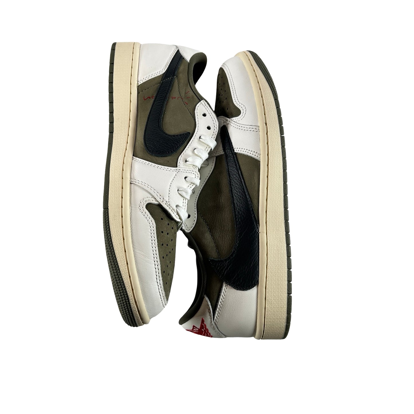 DM7866 200 Jordan 1 Retro Low OG SP Travis Scott Medium Olive [USED] - 10 M (Used7)