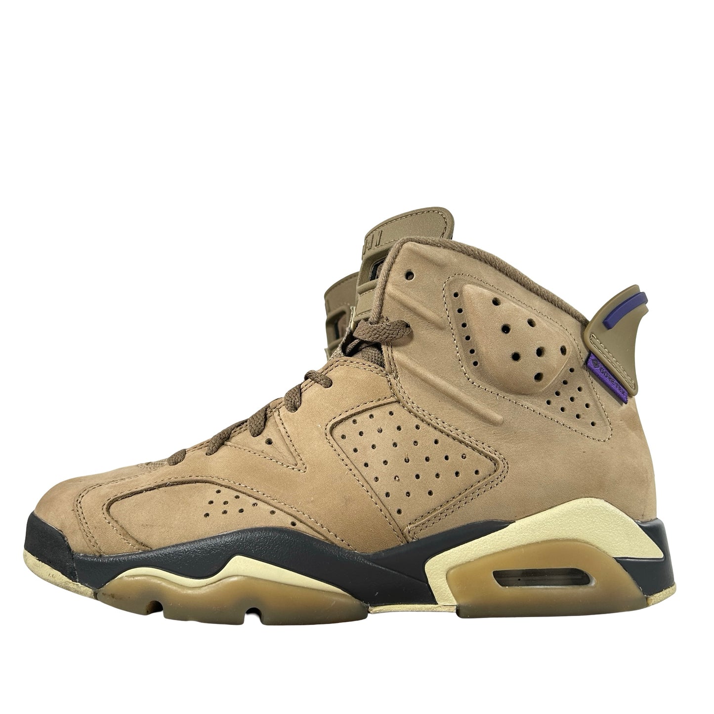FD1643 300 Jordan 6 Retro Gore-Tex Brown Kelp (Women's) [USED] - 9.5 W (Used) (No Box) (No Box)