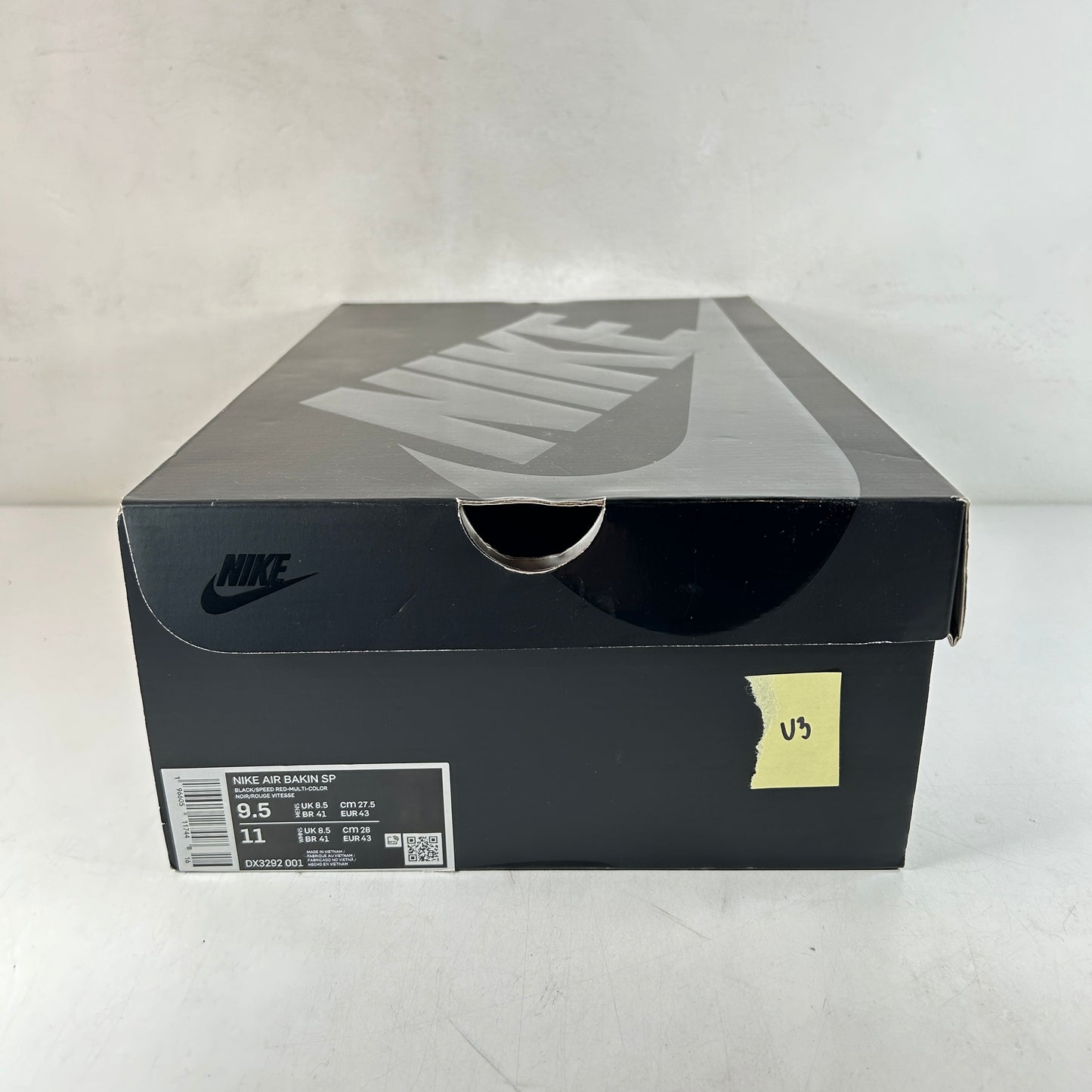 DX3292 001 Nike Air Bakin SP Supreme Black [USED] - 9.5 M (Used3)