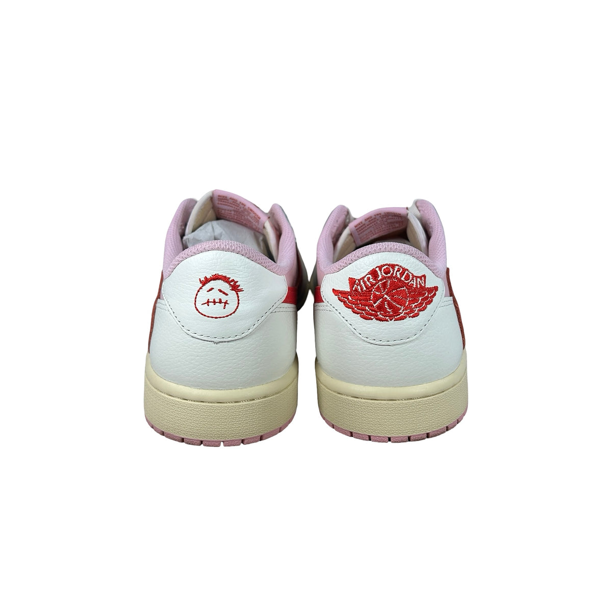 IQ7604 101 Jordan 1 Retro Low OG SP Travis Scott Sail Tropical Pink [USED] - 9.5 M (Used6)