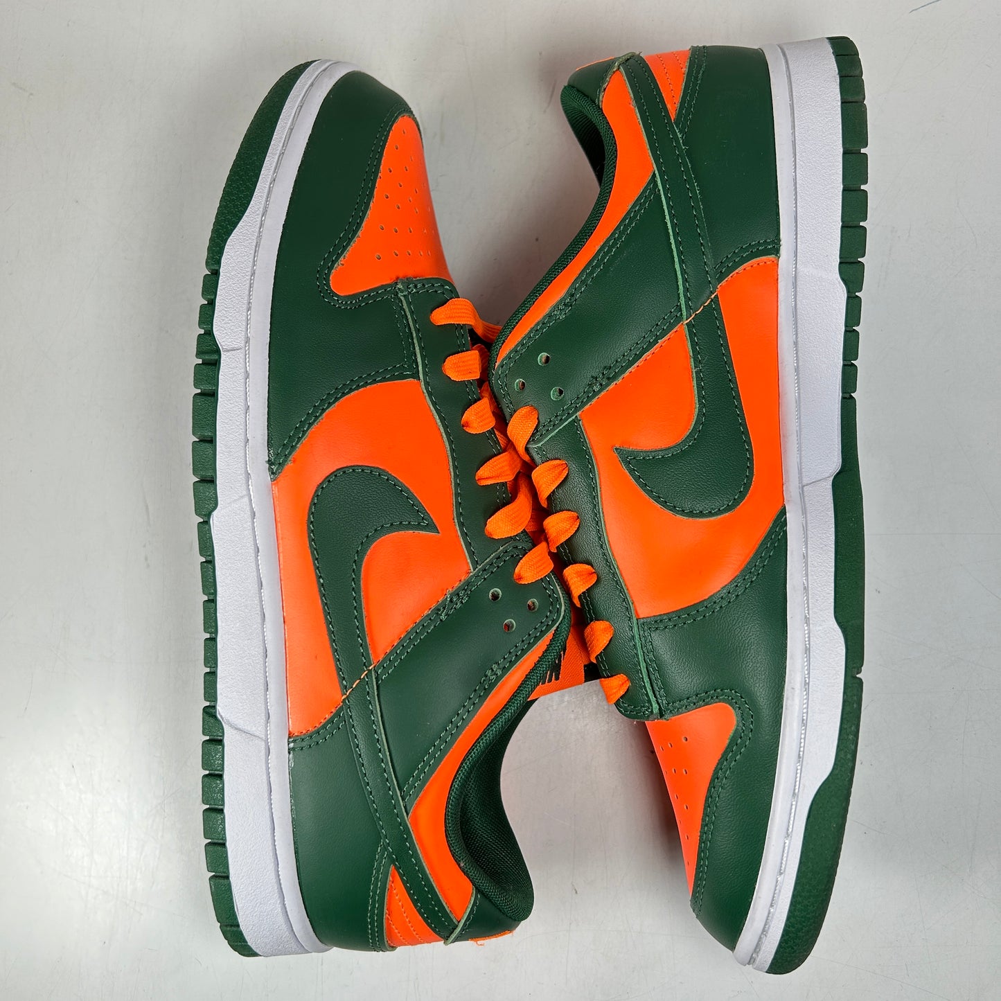 DD1391 300 Nike Dunk Low Retro Miami Hurricanes [USED] - 11 M (Used2)