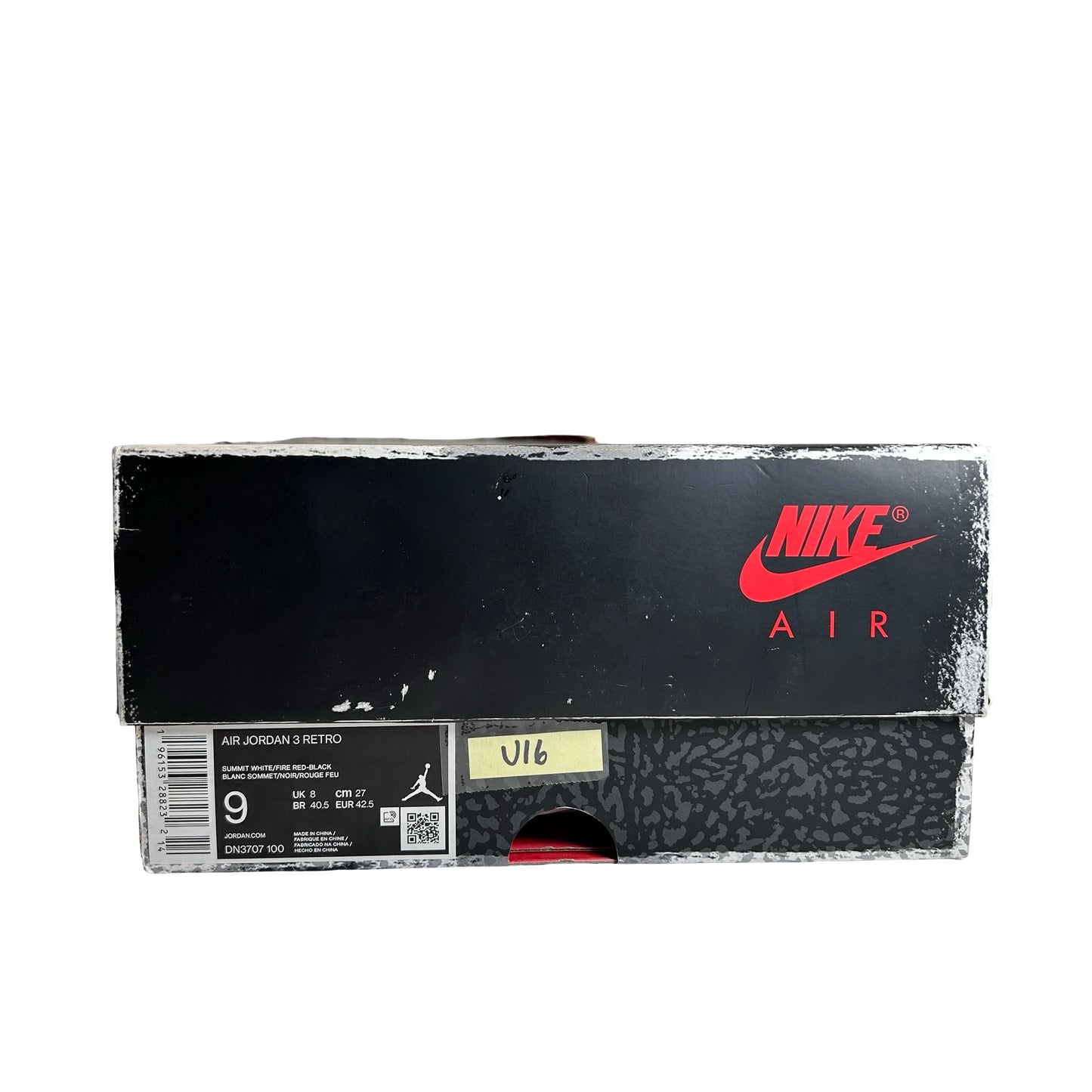 DN3707 100 Jordan 3 Retro White Cement Reimagined [USED] - 9 M (Used16)