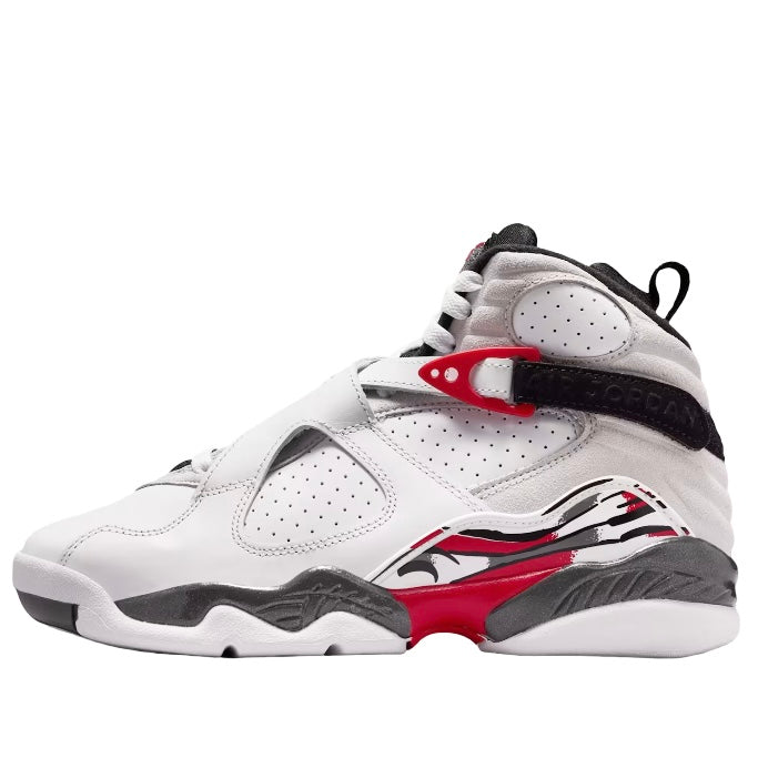 305368 100 Air Jordan 8 Retro White True Red (2025) (GS)