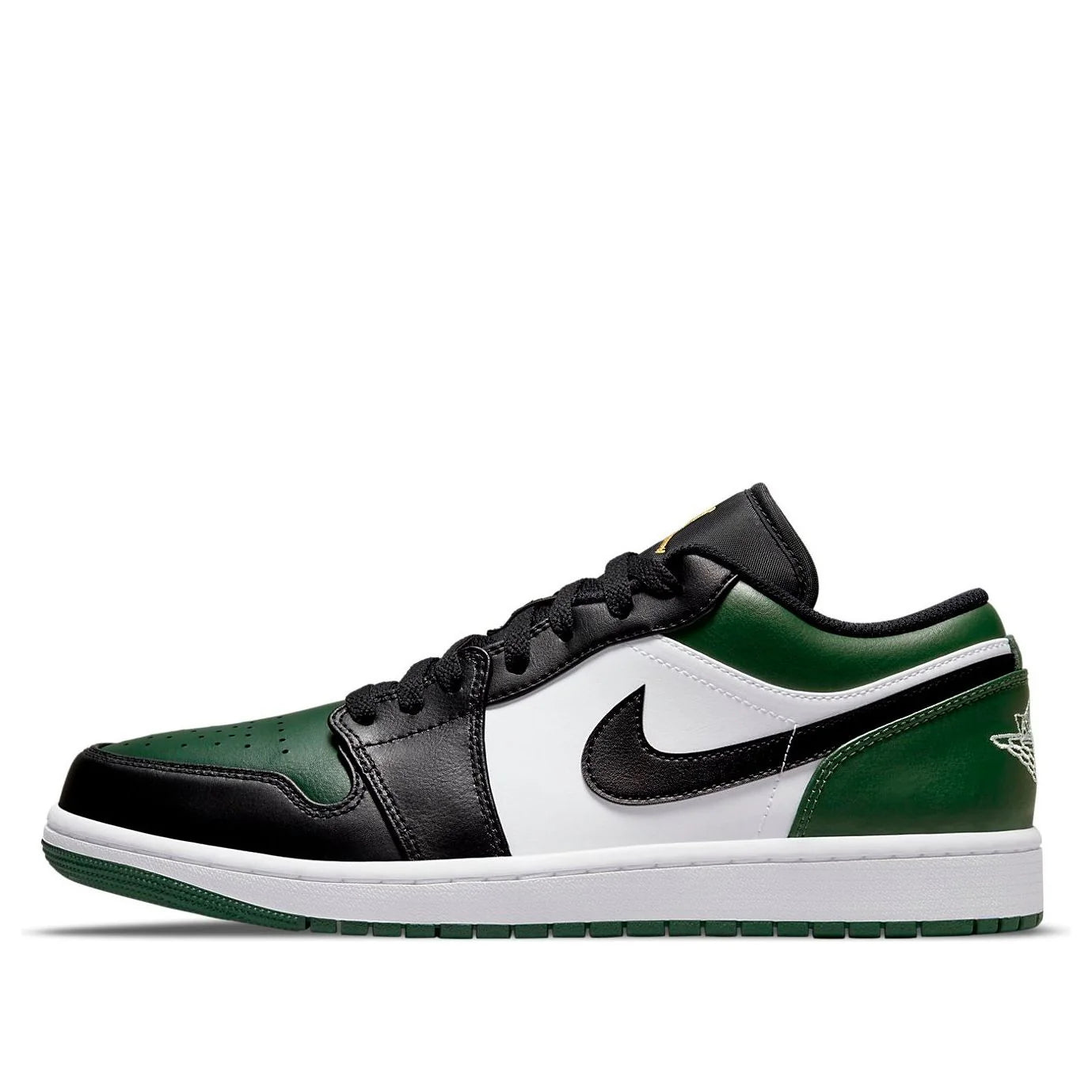 553558 371 Jordan 1 Low Green Toe