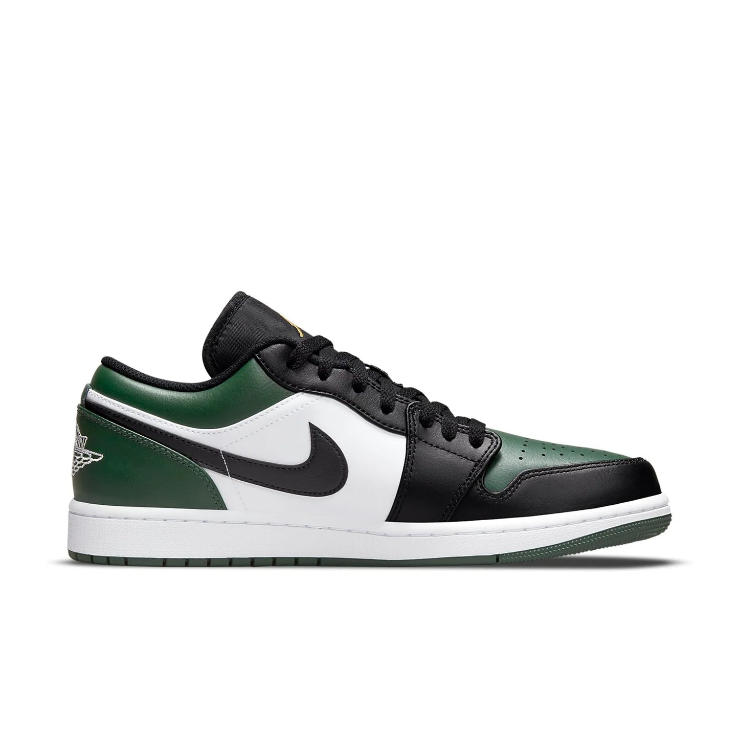 553558 371 Jordan 1 Low Green Toe