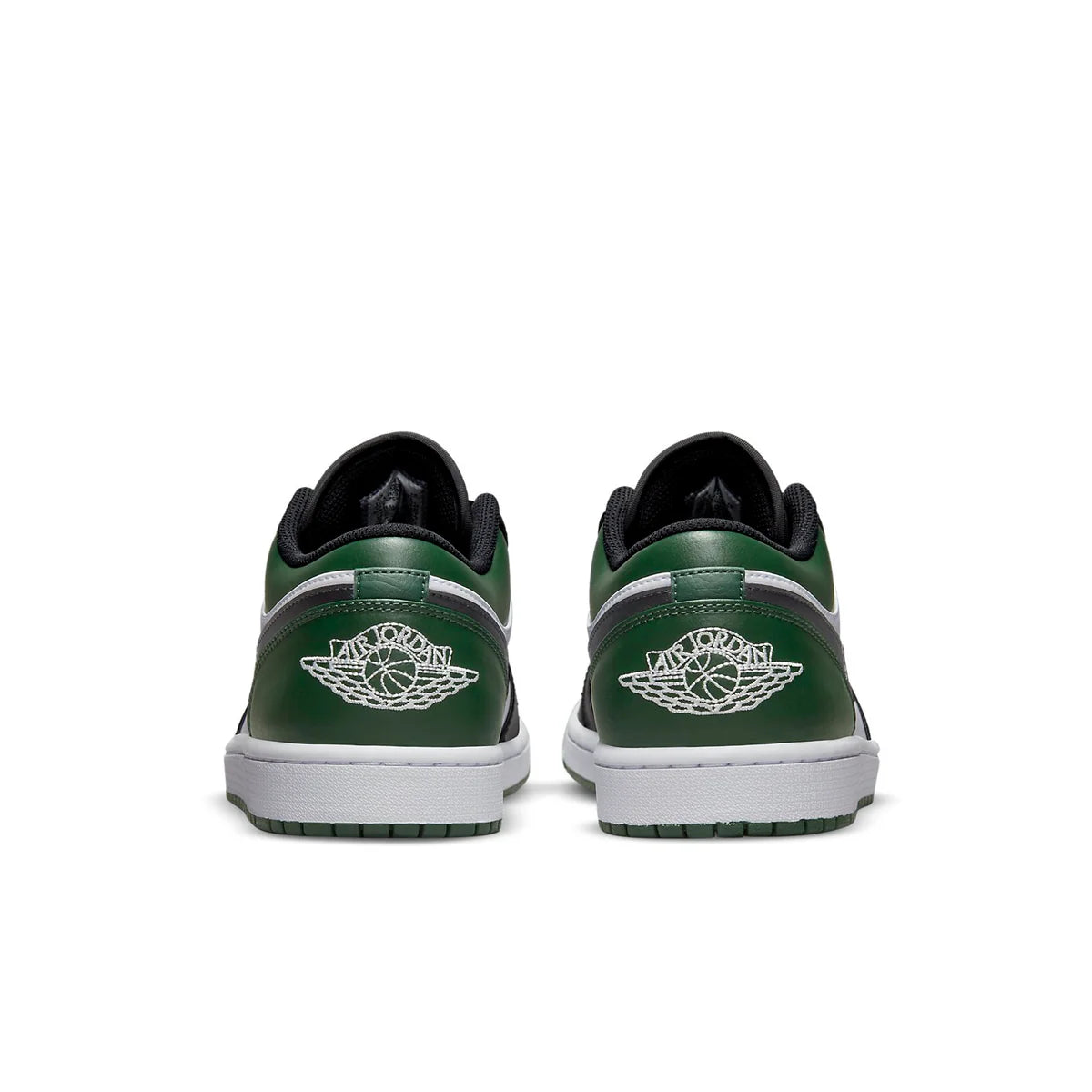 553558 371 Jordan 1 Low Green Toe