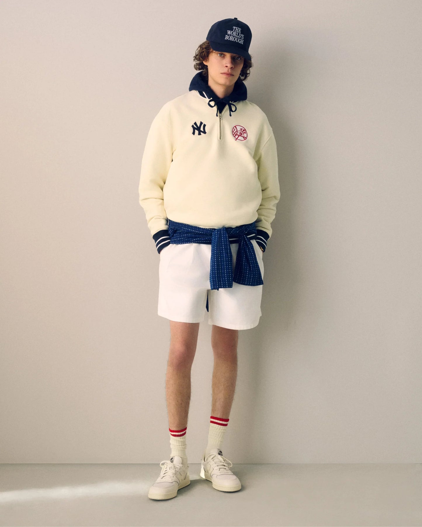 Aime Leon Dore ALD / New York Yankees Quarter Zip Pullover [USED] - M (Used)