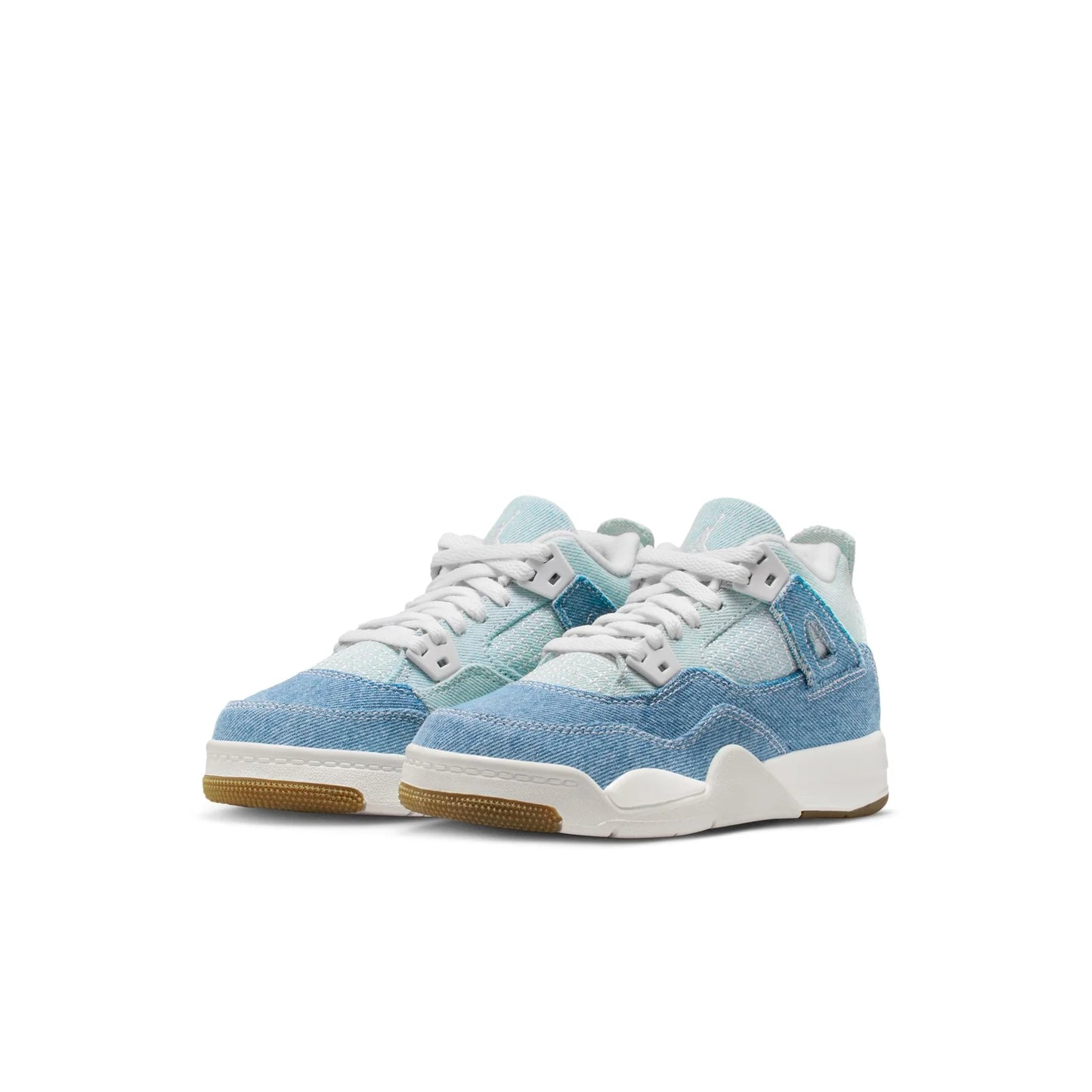 IB6715 100 Jordan 4 Retro TEX Denim Worn Blue (PS)