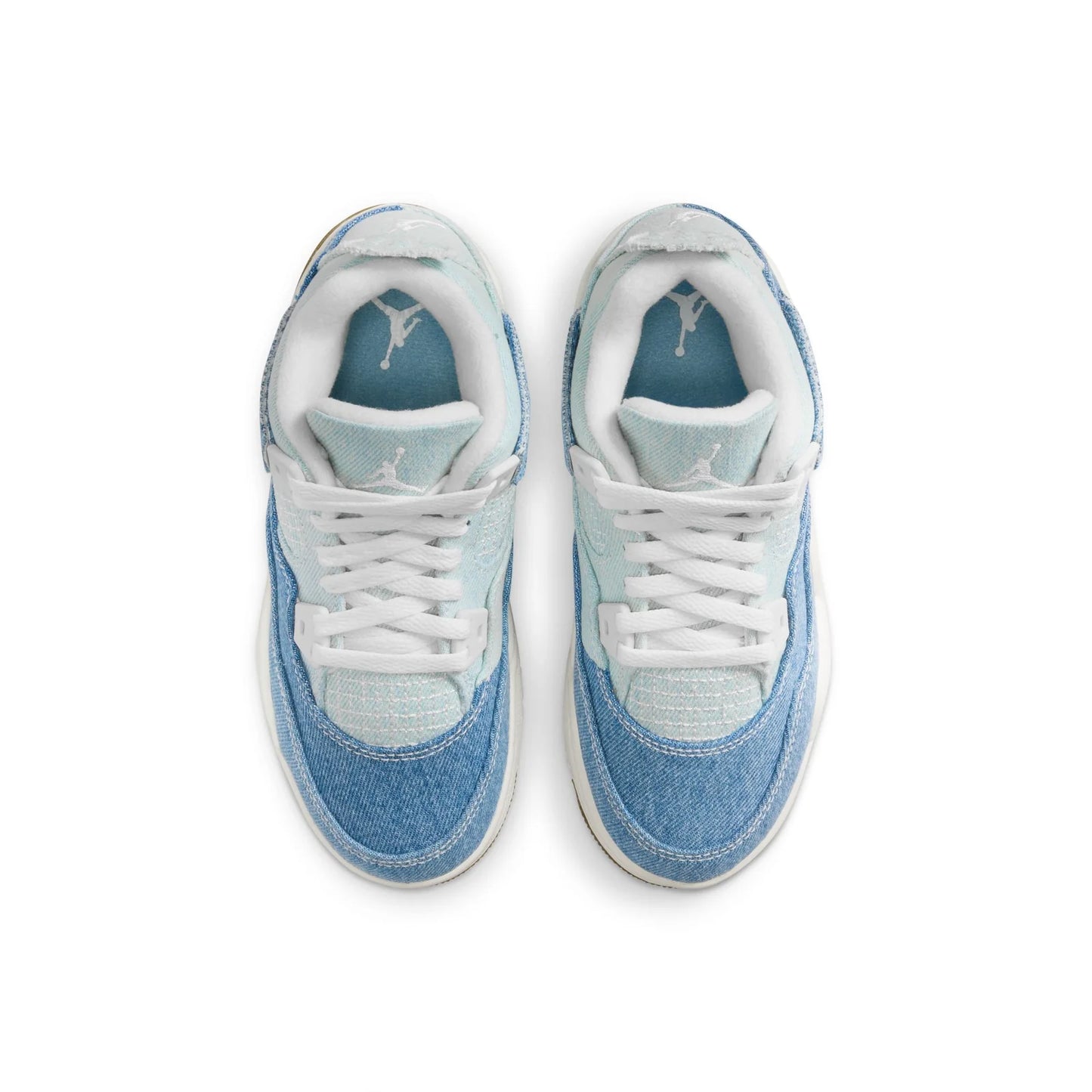 IB6715 100 Jordan 4 Retro TEX Denim Worn Blue (PS)