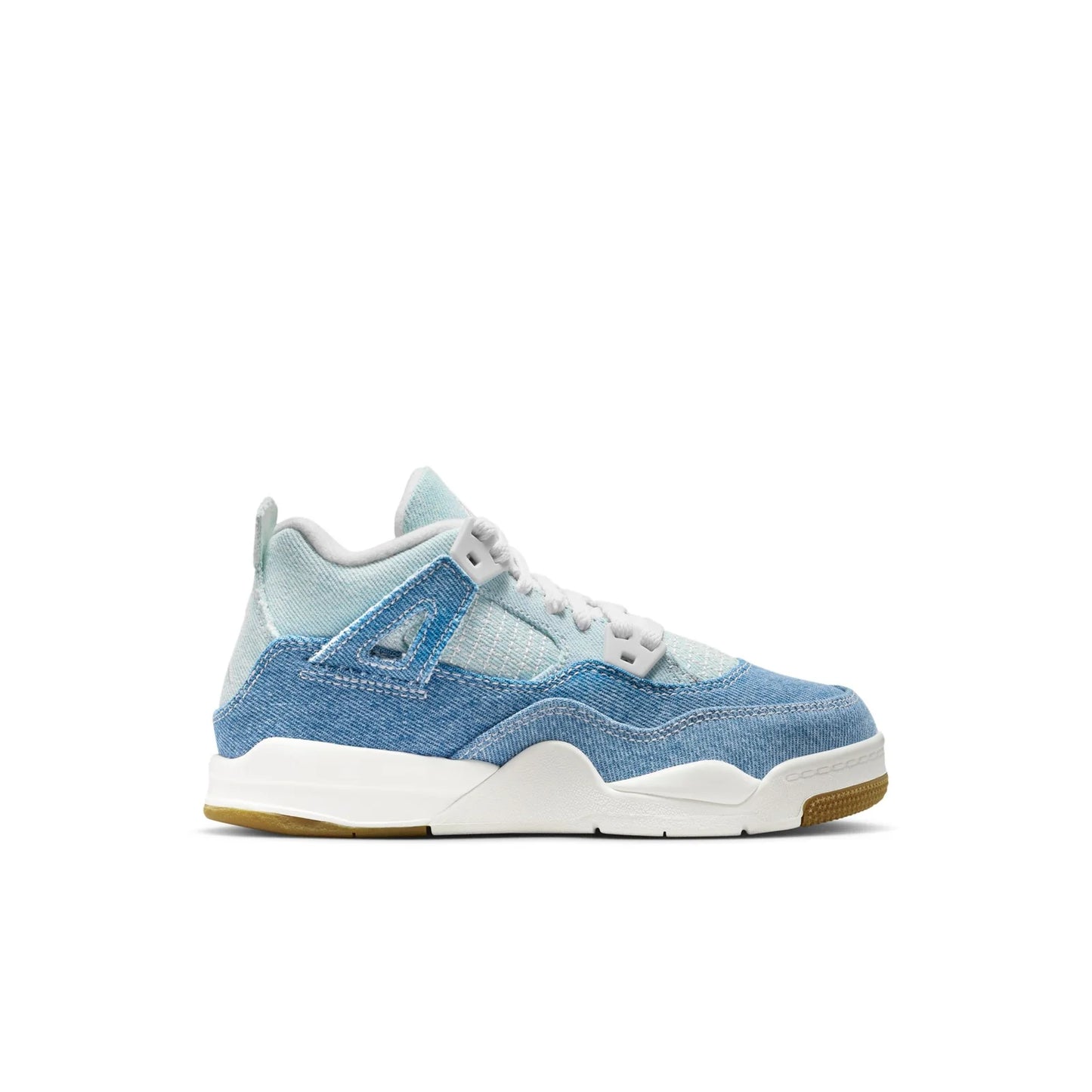 IB6715 100 Jordan 4 Retro TEX Denim Worn Blue (PS)