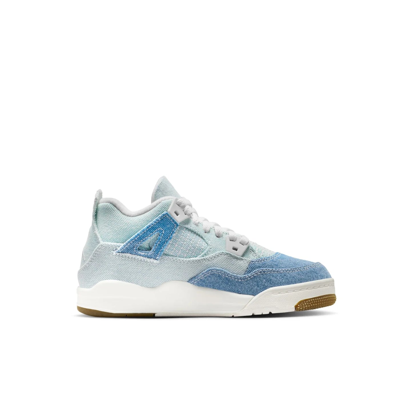 IB6715 100 Jordan 4 Retro TEX Denim Worn Blue (PS)