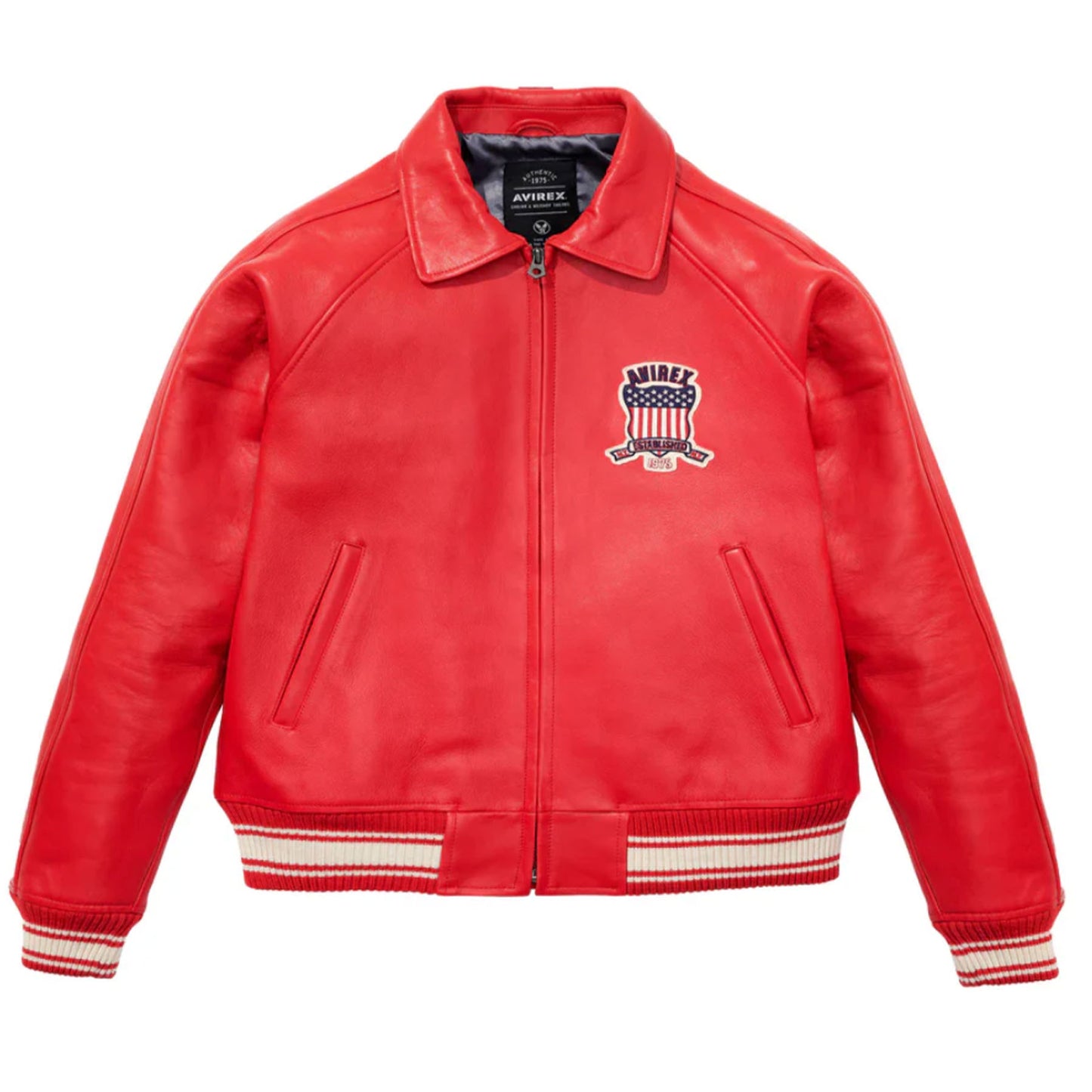 AVIREX Icon Jacket Red [USED] - XXXL (Used)