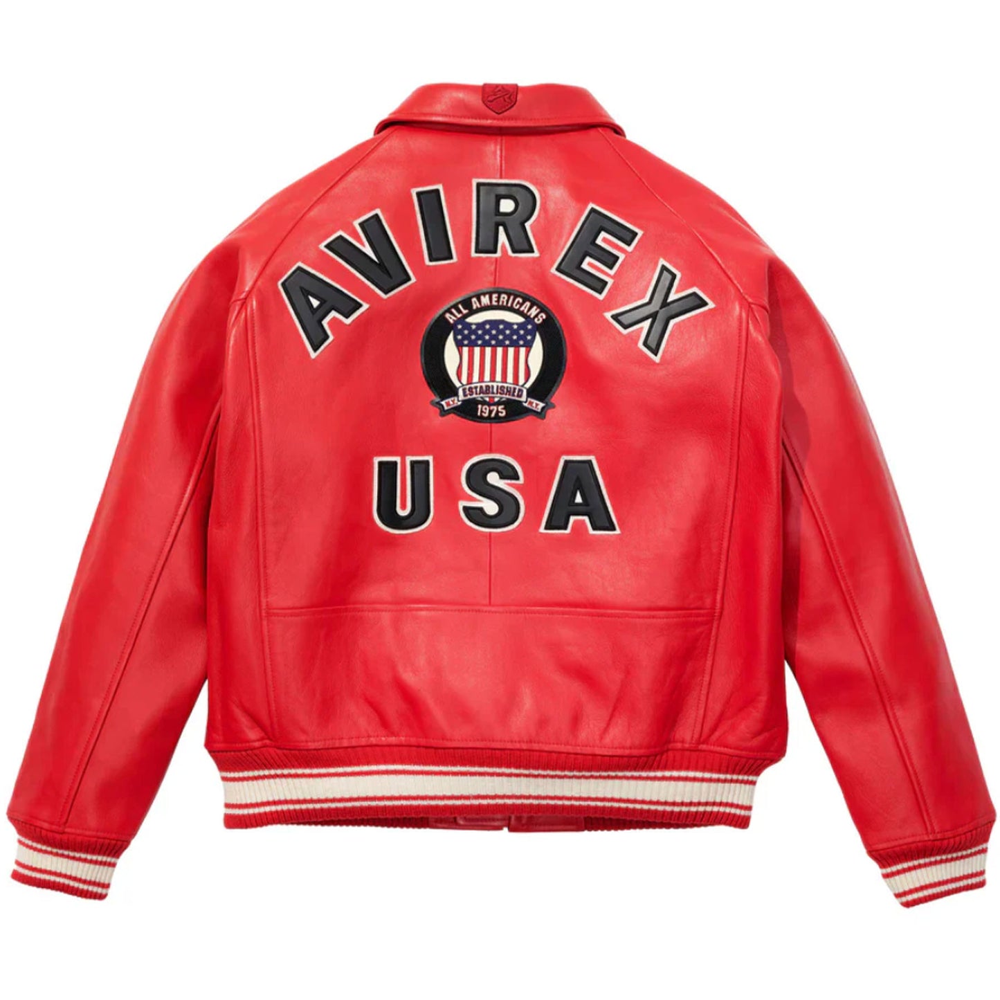 AVIREX Icon Jacket Red [USED] - XXXL (Used)