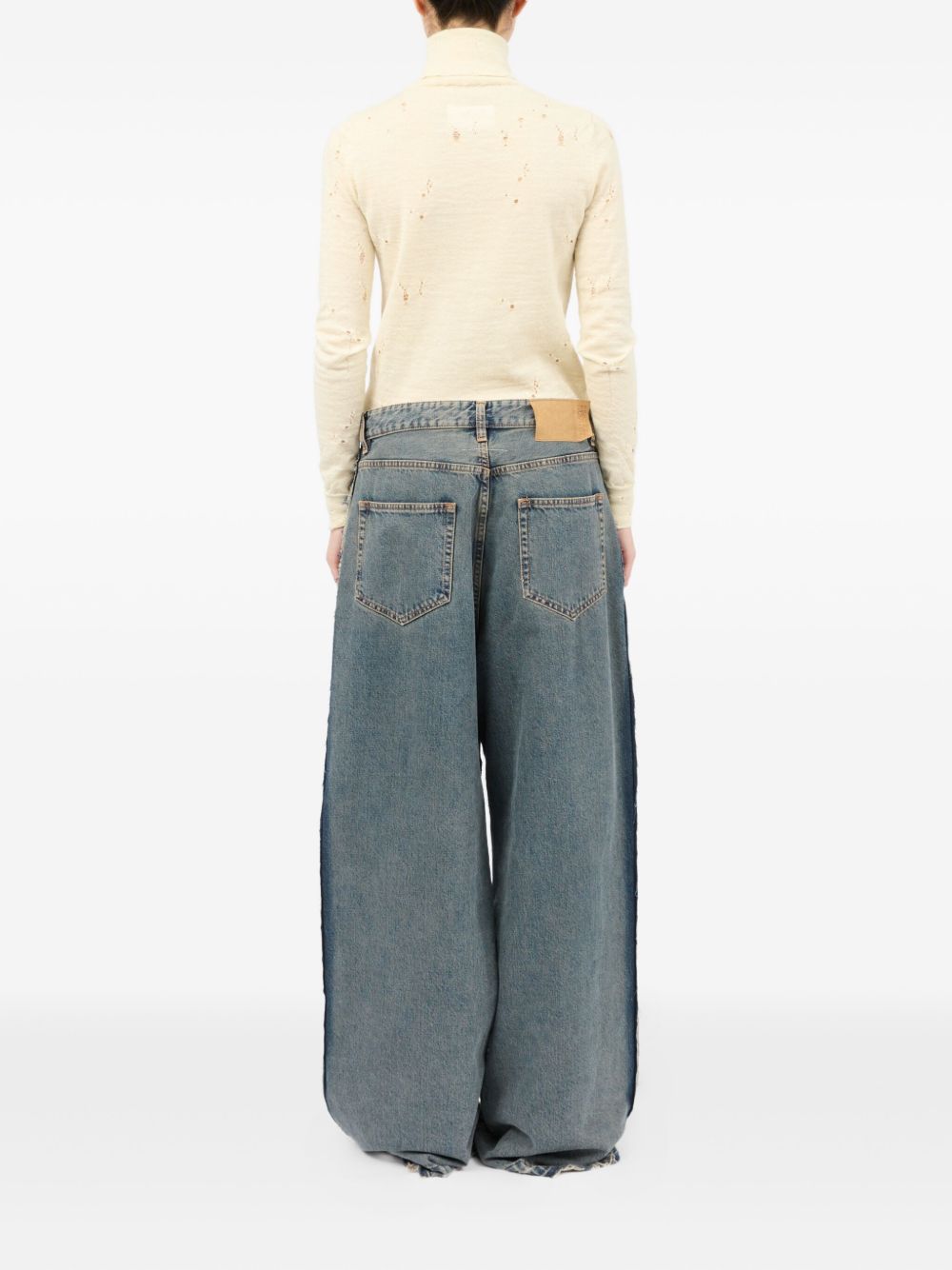MM6 Maison Margiela Wide Leg Jeans