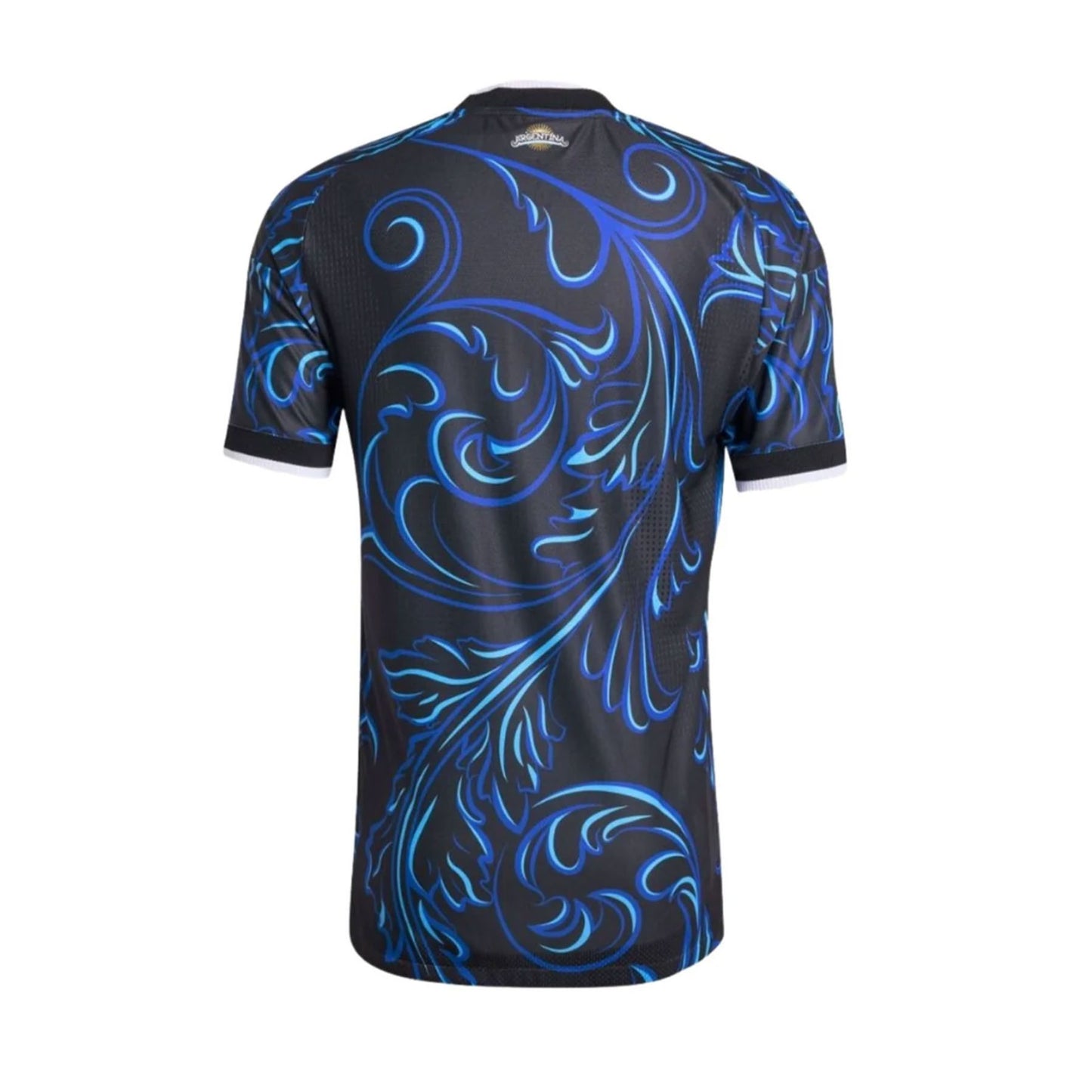 Adidas-Argentina 26 Away Authentic Jersey Black Lucid Blue Blue Burst