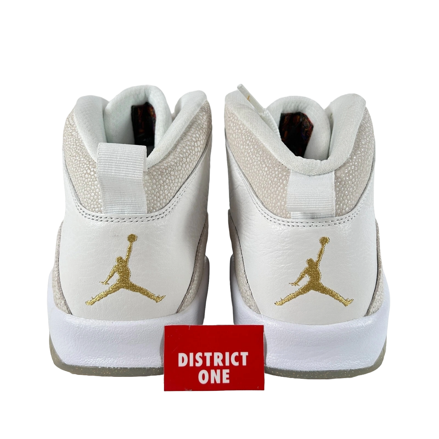 819955 100 Jordan 10 Retro Drake OVO White - 9.5 M (Soles Yellowing)