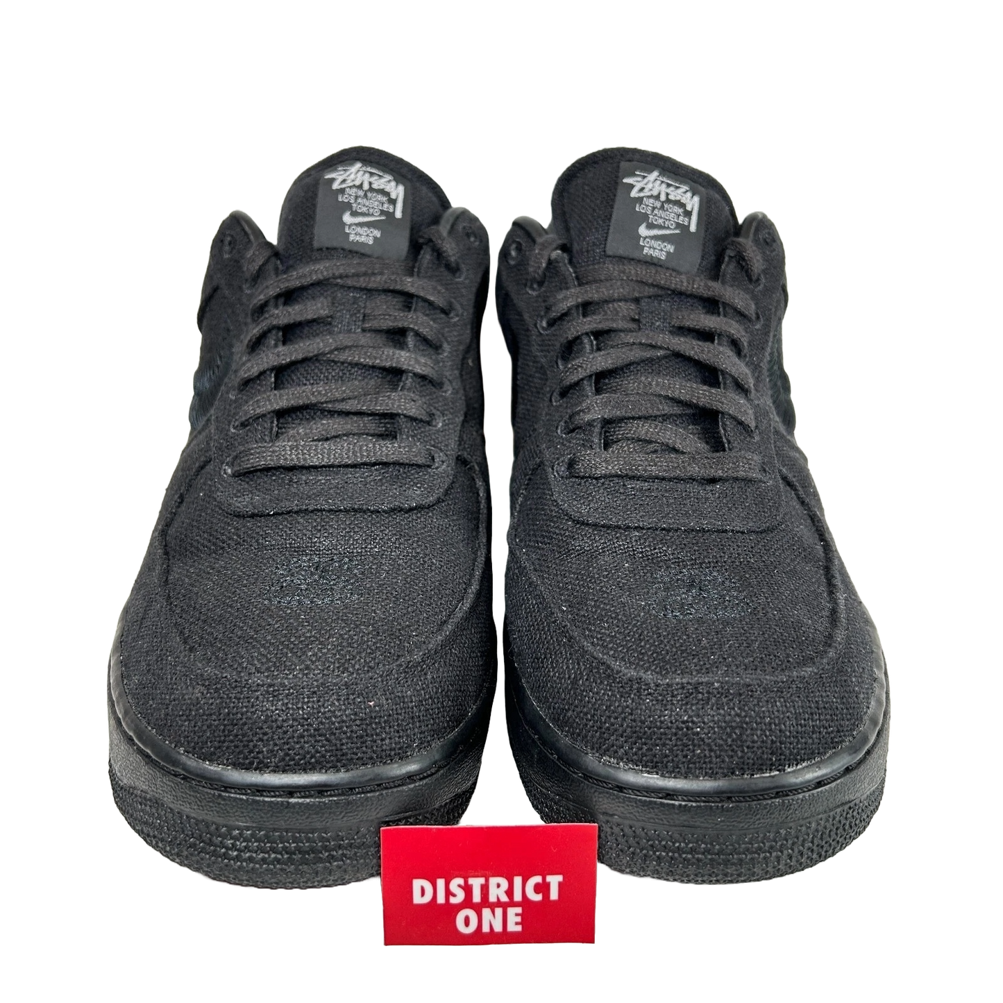 CZ9084 001 Nike Air Force 1 Low Stussy Black [USED] - 13 M (Used)
