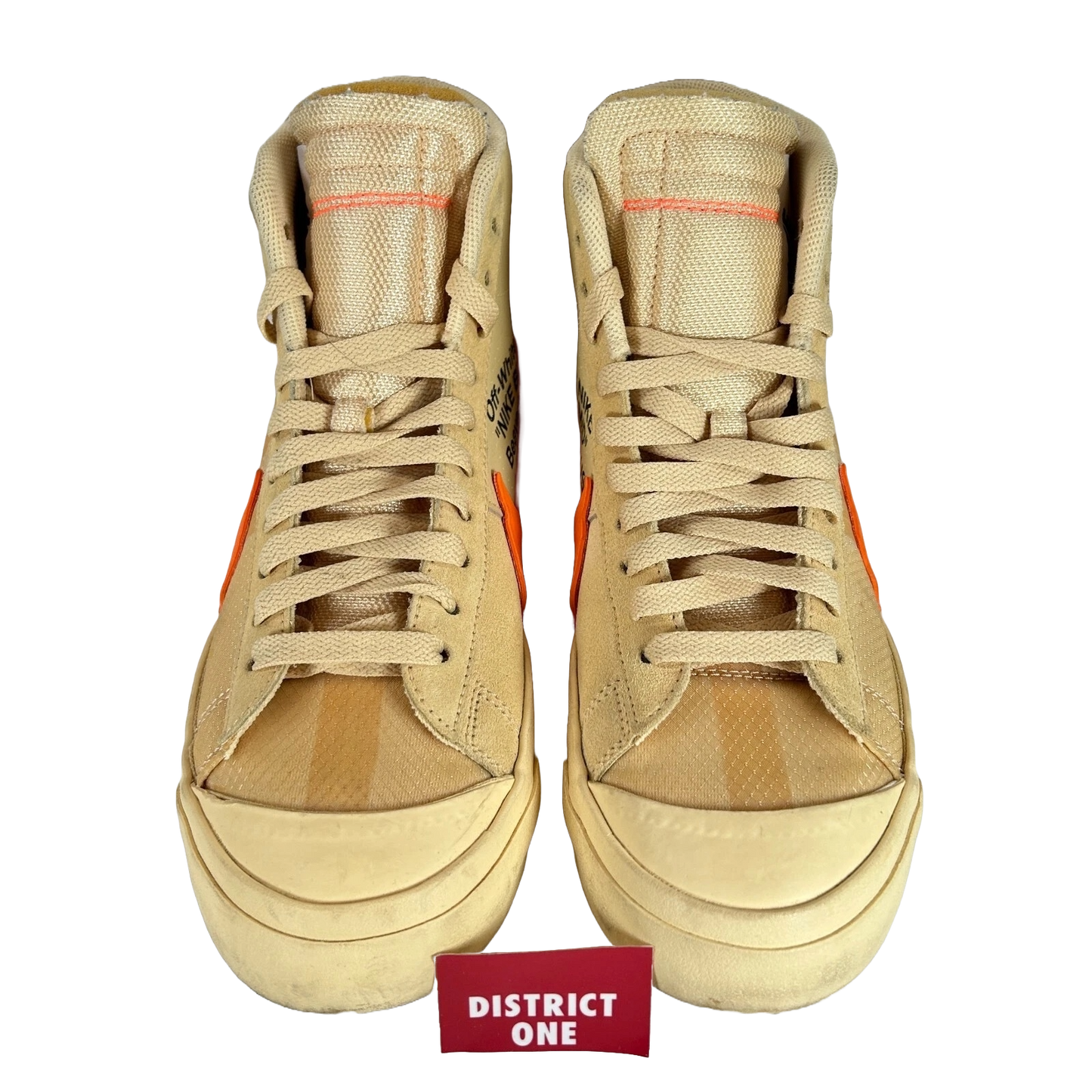 AA3832 700 Nike Blazer Off-White Orange [USED] - 7.5 M (Used)