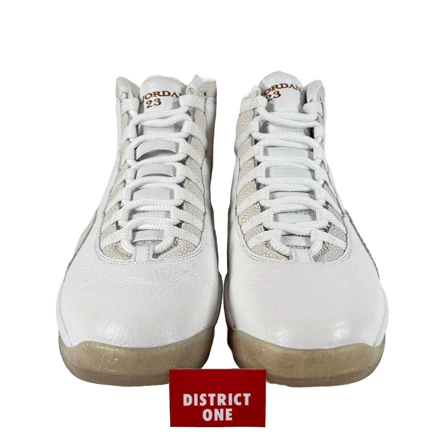 819955 100 Jordan 10 Retro Drake OVO White - 9.5 M (Soles Yellowing)
