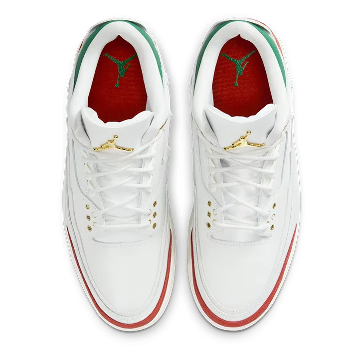 IO1752 100 Jordan 3 Retro El Vuelo Summit White