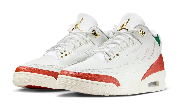 IO1752 100 Jordan 3 Retro El Vuelo Summit White