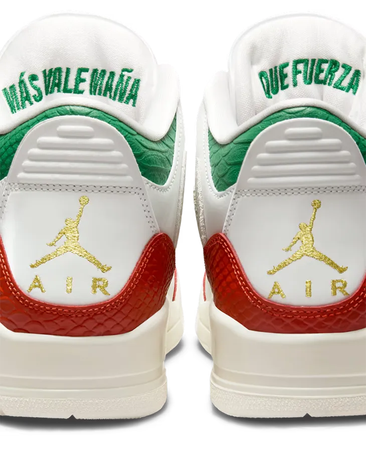IO1752 100 Jordan 3 Retro El Vuelo Summit White