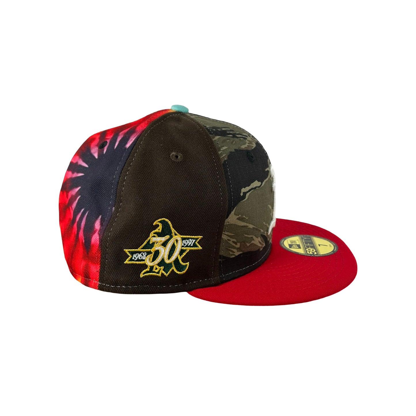 New Era Athletics Chase B x MLB Maximal 2.0 59Fifty Fitted Cap Multi/Plaid/Pink