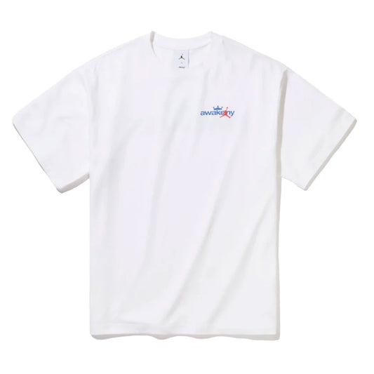 Awake NY x Jordan Tee White/Light Blue