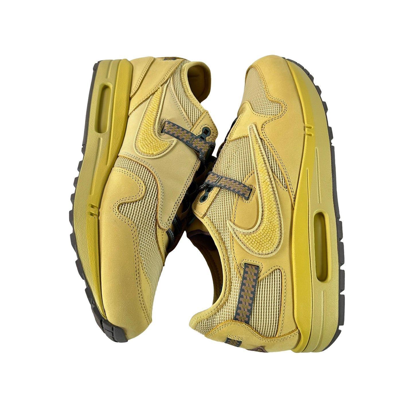 DO9392 700 Nike Air Max 1 Travis Scott Cactus Jack Saturn Gold [USED] - 11.5 M (Used)