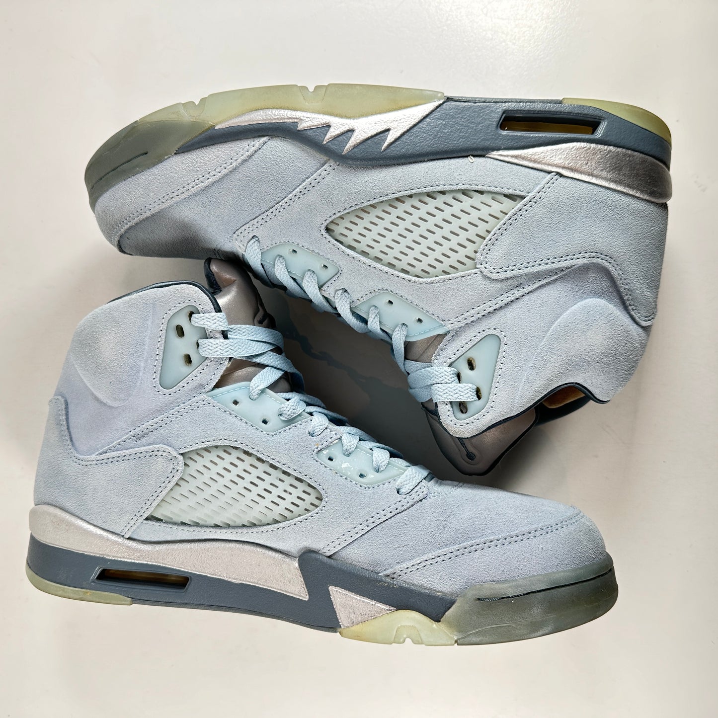 DD9336 400 Jordan 5 Retro Bluebird (Women's) [USED] - 12 W (Used) (Replace Box)